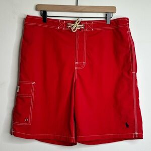 Polo Ralph Lauren Men’s Red Swim Trunks Size Large